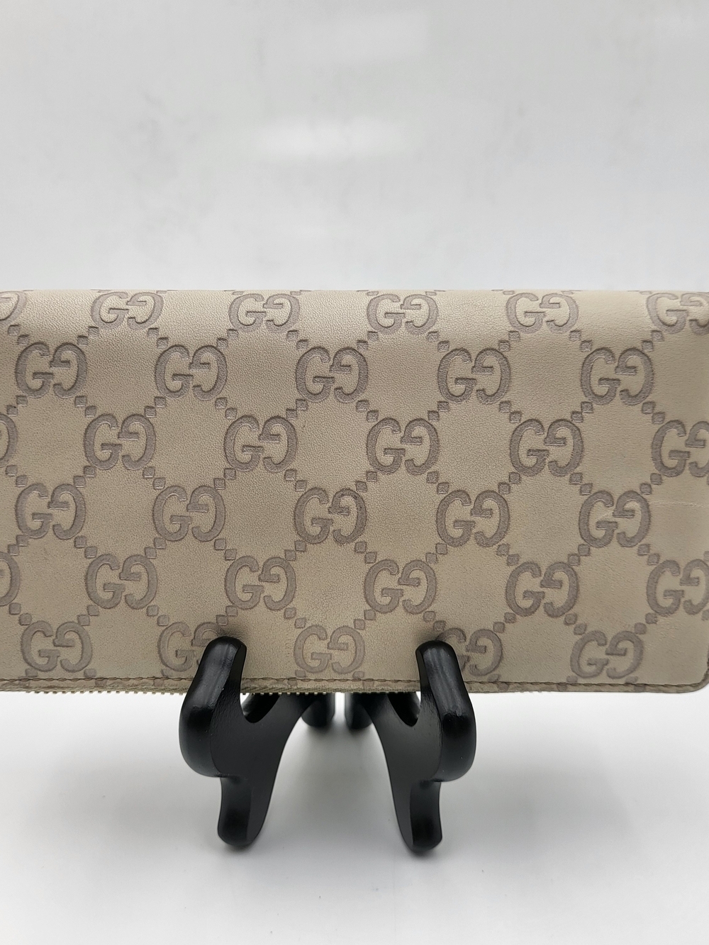 Gucci GG Empreinte Continental Long Zippy Wallet..Authentic..